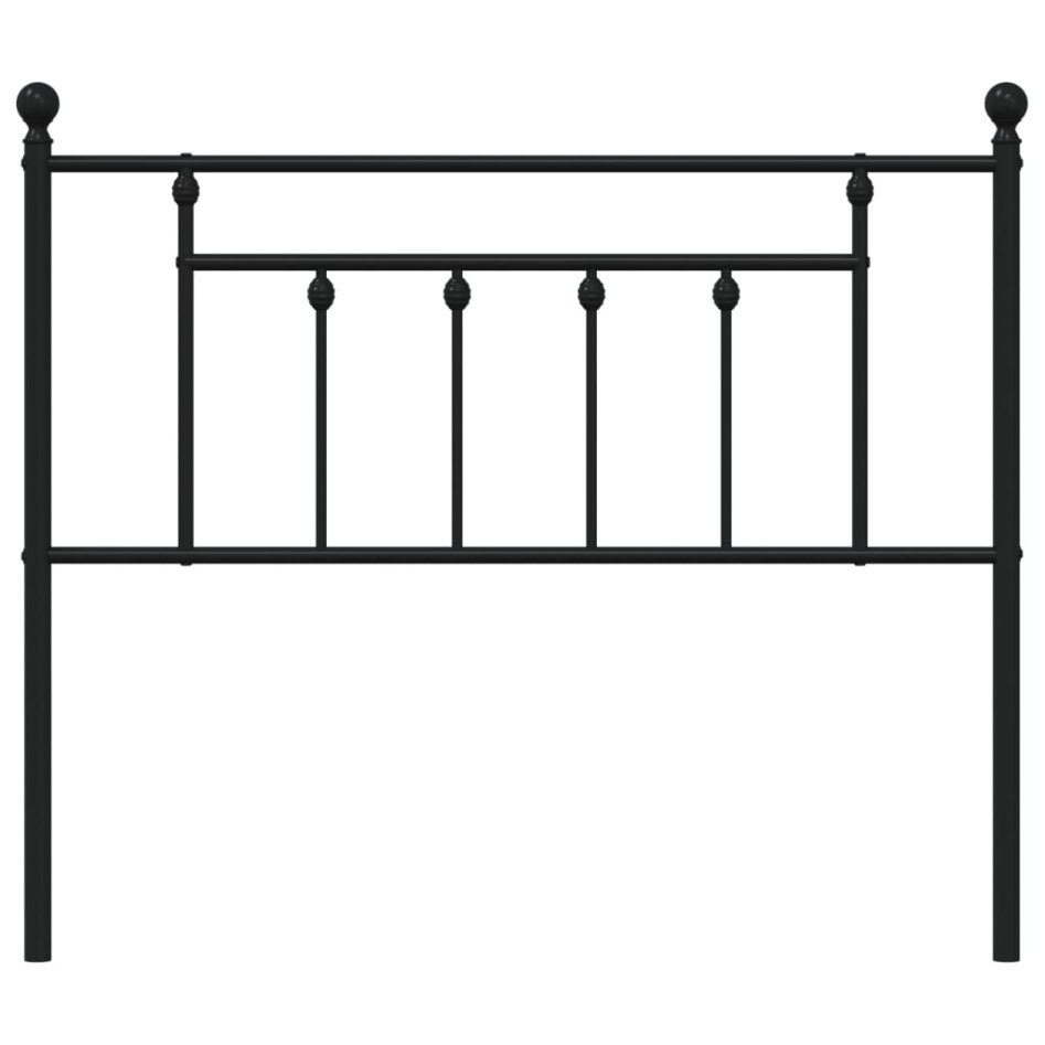 Cabecero de metal negro 107