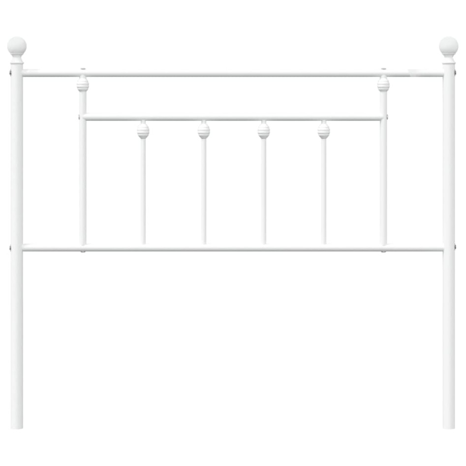 Cabecero de metal blanco 107