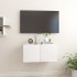 Muebles de salón colgantes blanco brillo 60x30x30