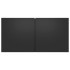 Mueble de TV colgante negro 60x30x30