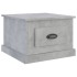 Mesa de centro madera contrachapada gris hormigón 50x50x35