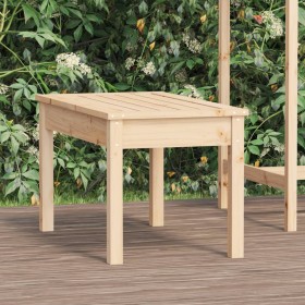 Banco de jardín madera maciza de pino 80x44x45