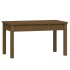 Banco de jardín madera maciza pino marrón miel 80x44x45