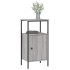 Mesita de noche madera de ingeniería gris Sonoma 41x31x80