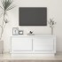 Mesa de centro madera contrachapada blanco brillo 102x50x44