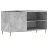 Mueble de discos madera de ingeniería gris hormigón 85x38x48