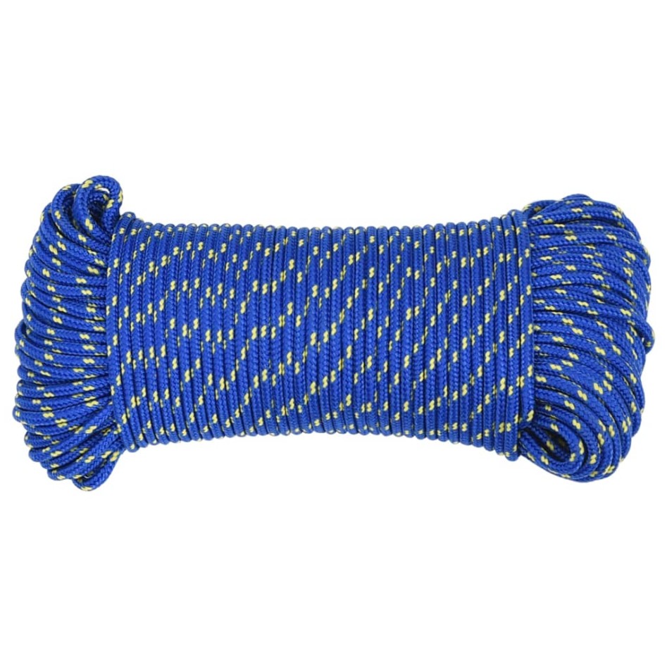Cuerda de barco polipropileno azul 5 mm 500