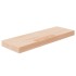 Tabla de estantería madera maciza roble sin tratar 60x20x4