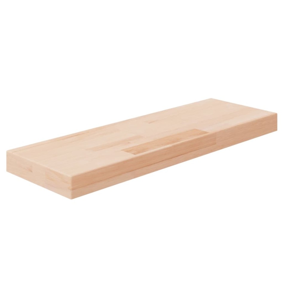 Tabla de estantería madera maciza roble sin tratar 60x20x4