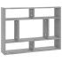 Estantería de pared madera de ingeniería gris sonoma