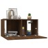 Mueble TV colgante madera contrachapada marrón roble