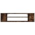 Mueble de TV colgante madera roble ahumado 100x30x26,5