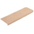Alfombrillas de escalera 10 unidades crema 65x21x4