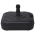 Base de sombrilla rellenable con arena/agua negro 24