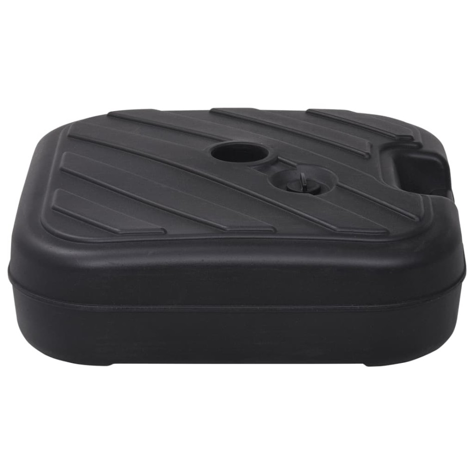 Base de sombrilla rellenable con arena/agua negro 24