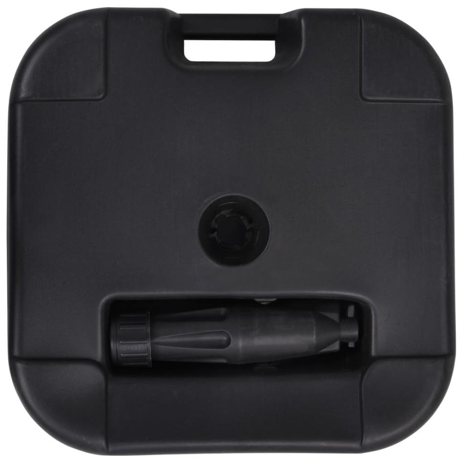 Base de sombrilla rellenable con arena/agua negro 24