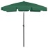 Sombrilla de playa verde 180x120