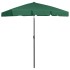 Sombrilla de playa verde 180x120