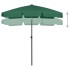 Sombrilla de playa verde 180x120