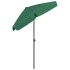 Sombrilla de playa verde 180x120