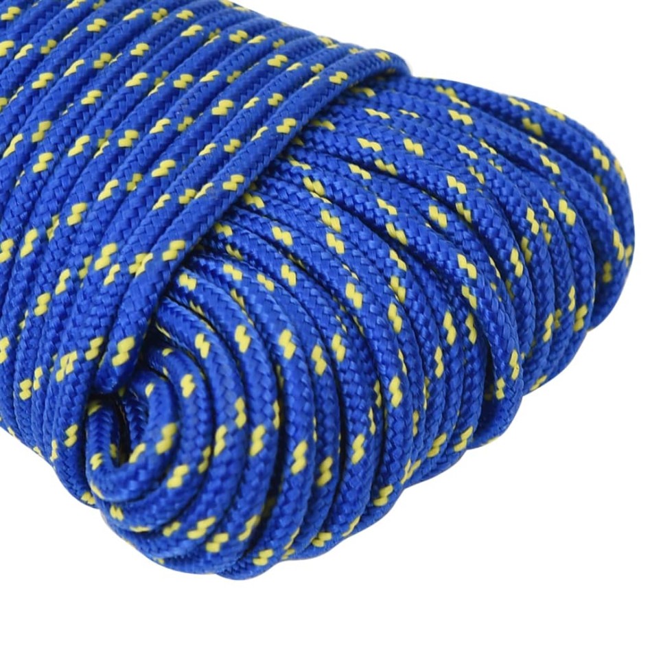 Cuerda de barco polipropileno azul 4 mm 500