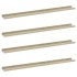Estantes de pared 4 unidades blanco y roble Sonoma 100x9x3