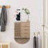 Espejo de pared vidrio ovalado 35x80