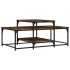 Mesa de centro madera de ingeniería roble ahumado 102x60x45