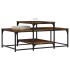 Mesa de centro madera de ingeniería roble ahumado 102x60x45