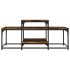Mesa de centro madera de ingeniería roble ahumado 102x60x45
