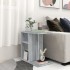 Mesa auxiliar de madera contrachapada gris Sonoma 50x30x50
