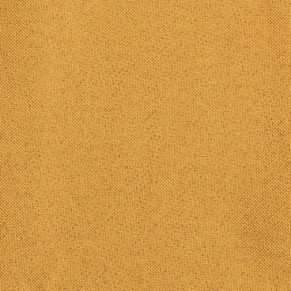 Cortina opaca con ojales look de lino amarillo 290x245
