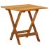 Mesa para terraza bistró madera maciza de acacia 46x46x47