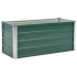 Arriate de jardín de acero galvanizado verde 100x40x45