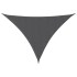 Toldo de vela triangular tela Oxford gris antracita 4x4x5,8