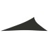 Toldo de vela triangular tela Oxford gris antracita 4x5x6,4