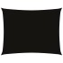 Toldo de vela rectangular tela Oxford negro 2,5x3,5
