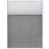 Mosquitera plisada para ventanas contra el sol aluminio
