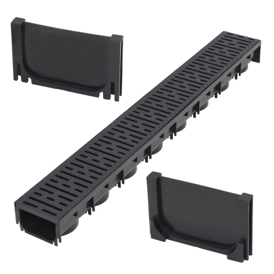 Canal de drenaje de plástico 1