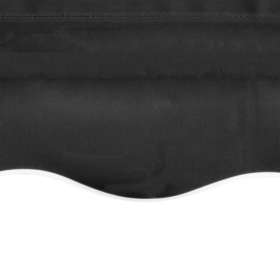 Toldo de lona blanco gris antracita 350x250