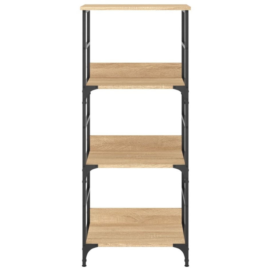 Estantería de madera ingeniería roble Sonoma 50x33x117,5