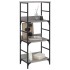Estantería de madera de ingeniería gris Sonoma 50x33x117,5