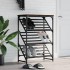 Mueble zapatero madera de ingeniería marrón roble 60x30x85