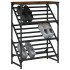 Mueble zapatero madera de ingeniería roble ahumado 60x30x85