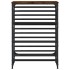 Mueble zapatero madera de ingeniería roble ahumado 60x30x85