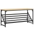 Mueble zapatero madera de ingeniería roble Sonoma 90x30x45