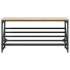 Mueble zapatero madera de ingeniería roble Sonoma 90x30x45