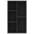 Estantería/Aparador madera contrachapada negro 50x25x80