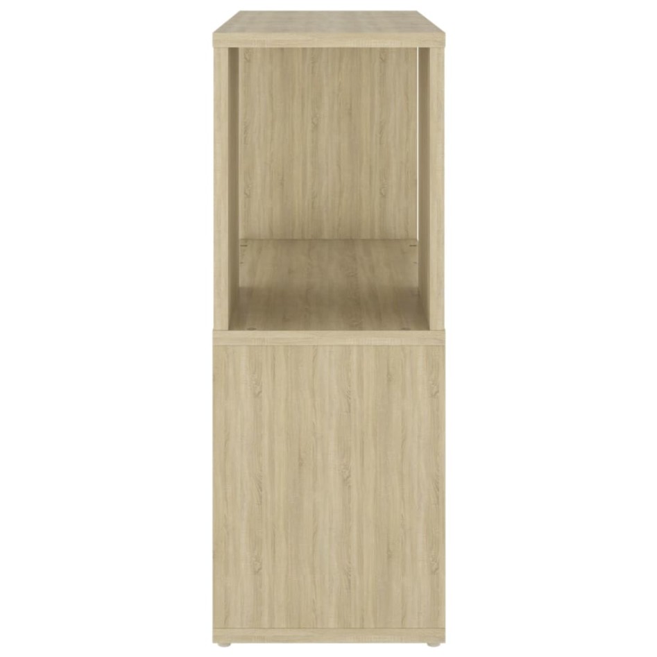 Librería de madera contrachapada roble Sonoma 60x24x63