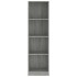 Estantería de 4 niveles contrachapada gris Sonoma 40x24x143